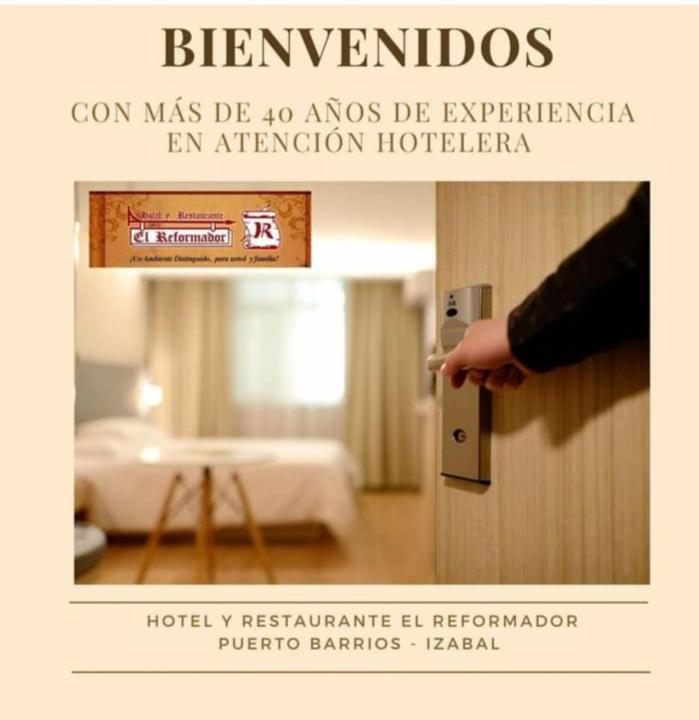 Hotel El Reformador Puerto Barrios Exteriör bild
